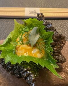 Brotes microgeens hojas Shiso Mazatlán Durango México Restaurante Chefs Gourmet Oriental Mexican food