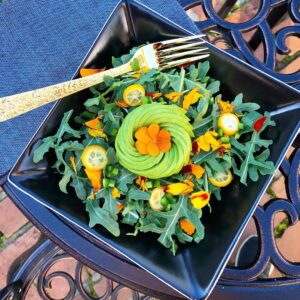 Cempasuchil flor comestible mazatlan durango méxico Microgreen brotes restaurantes gourmet cefs consume local rabano sandia valgreens